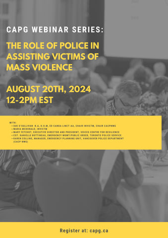 NON-MEMBER Pricing - August 20th, 2024: The Role of Police in Assisting Victims of Mass Violence