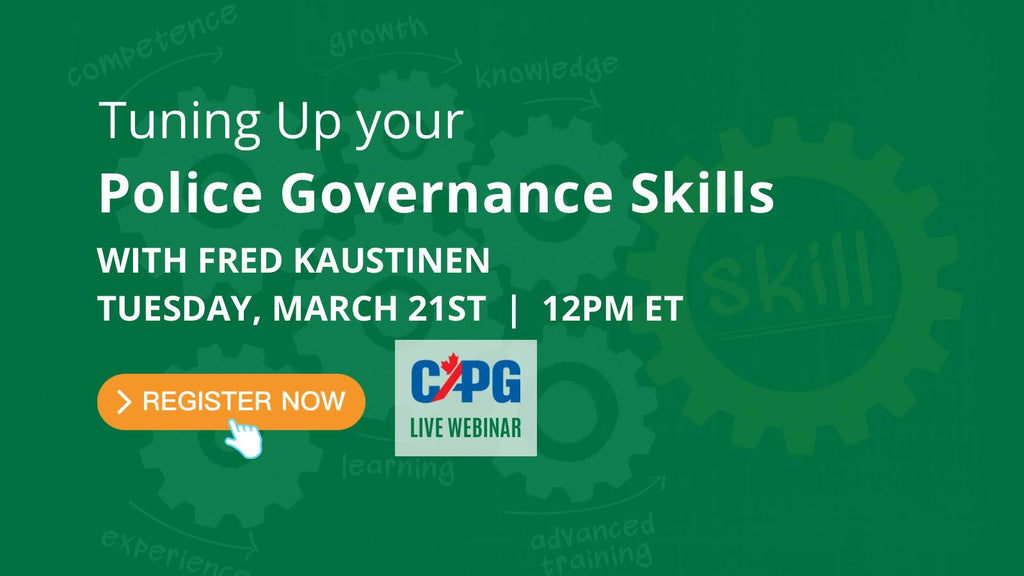 *Non-Member Pricing* 2023 March - Tuning Up your Police Governance Skills